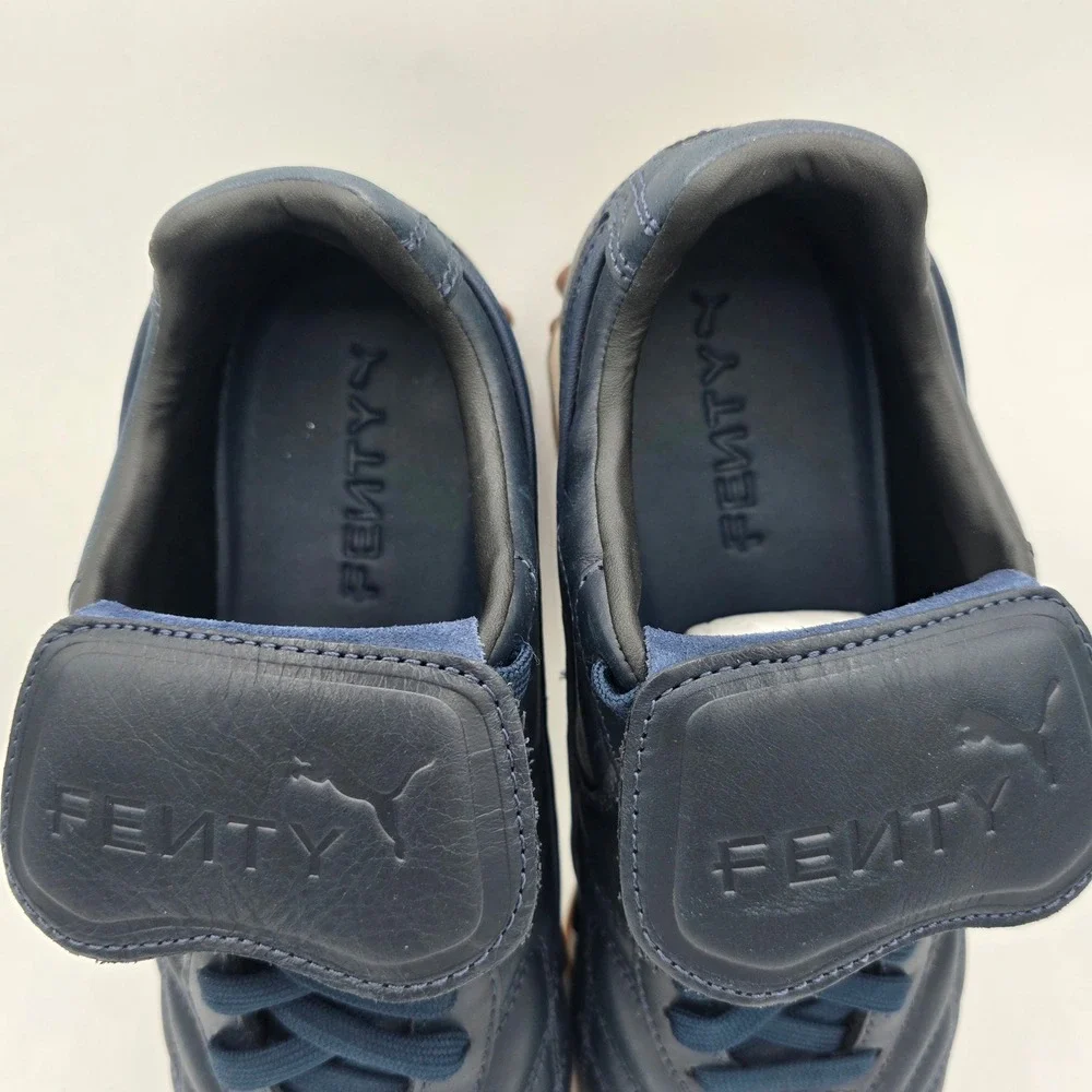 NWOB Puma Fenty x Avanti VL Rihanna Club Navy Leather Shoes Women 9 399262-01